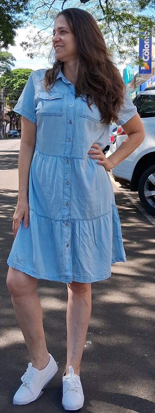 CHEMISE VESTIDO JEANS 57404 - Imagem 3