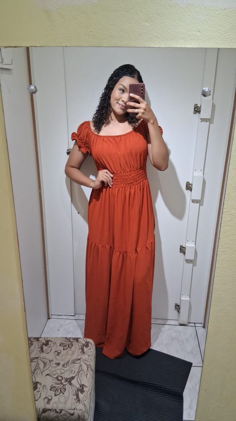 VESTIDO TERRACOTA