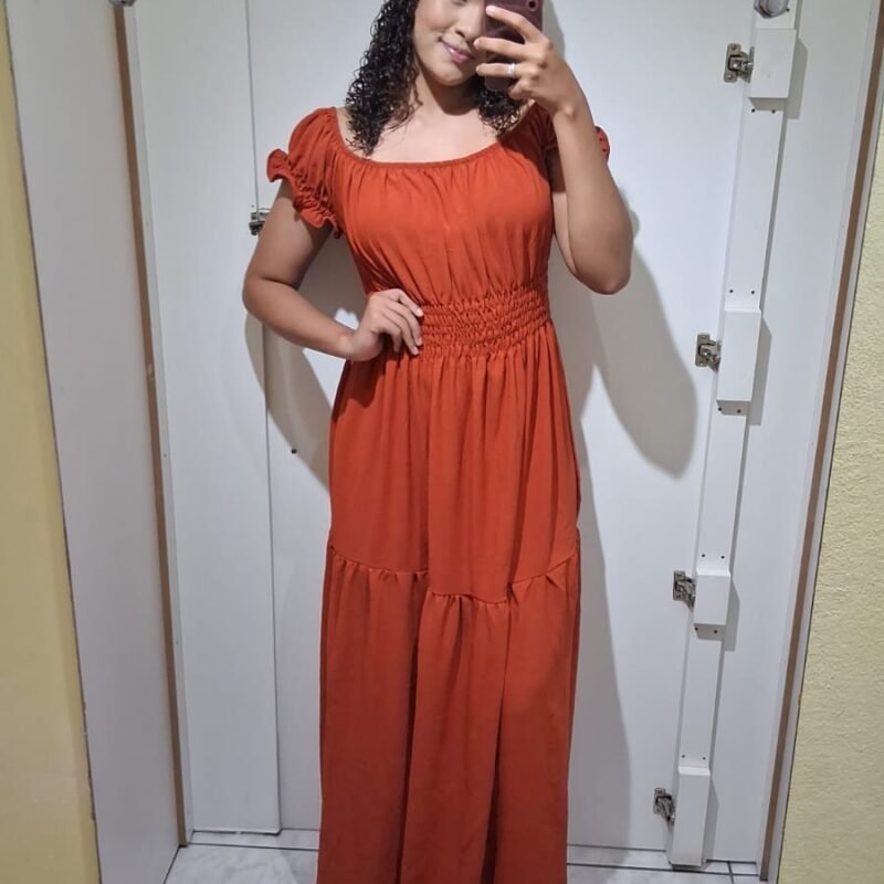 VESTIDO TERRACOTA