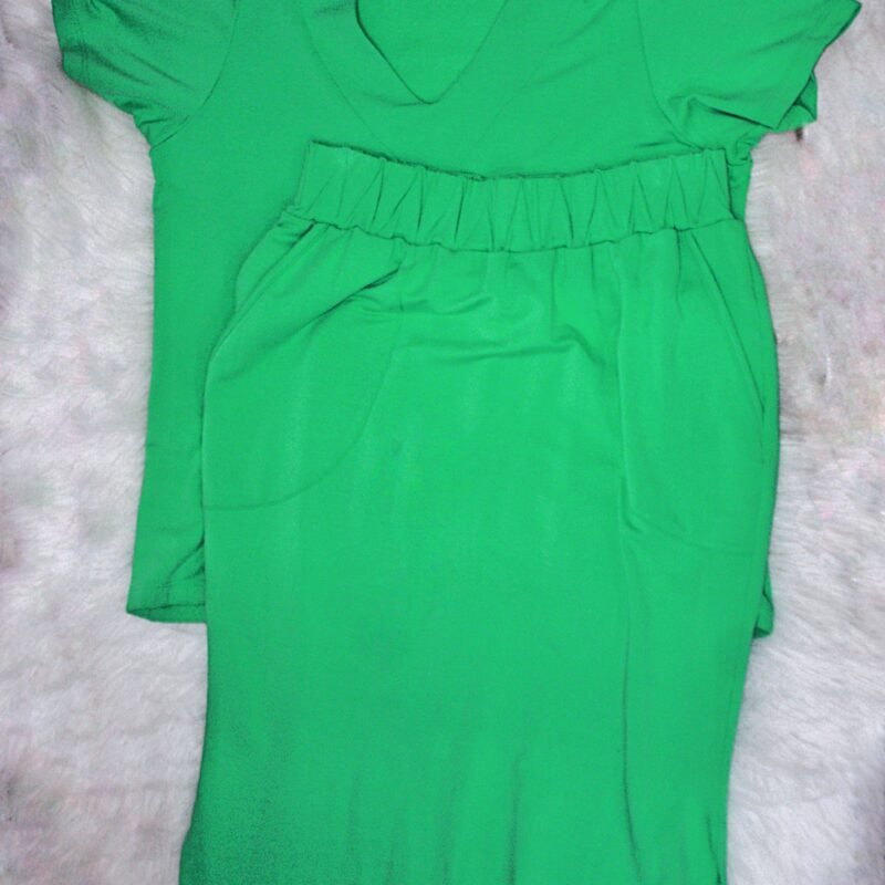 Conjunto Blusa e Saia em Viscose com Elastano 56288