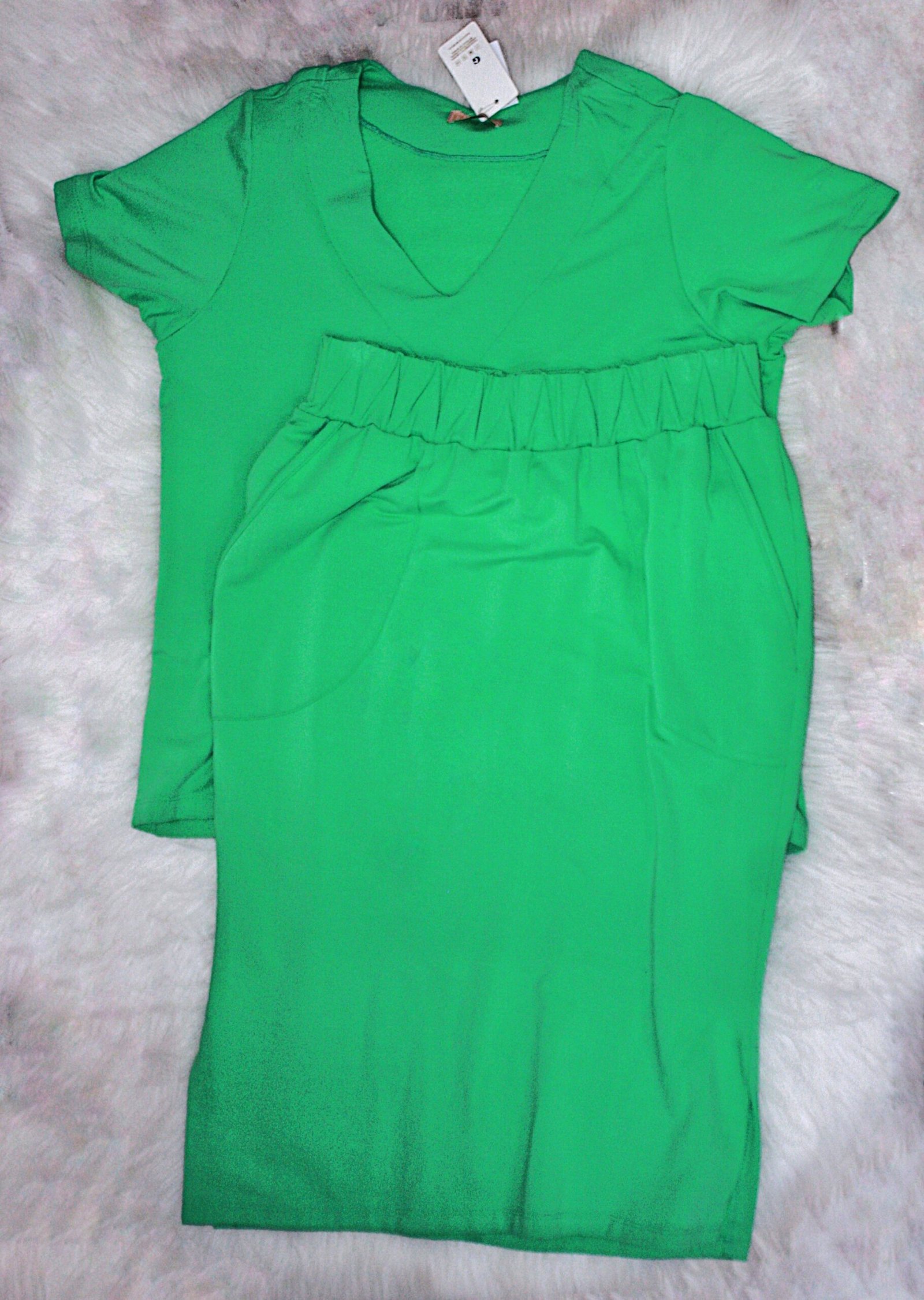 Conjunto Blusa e Saia em Viscose com Elastano 56288