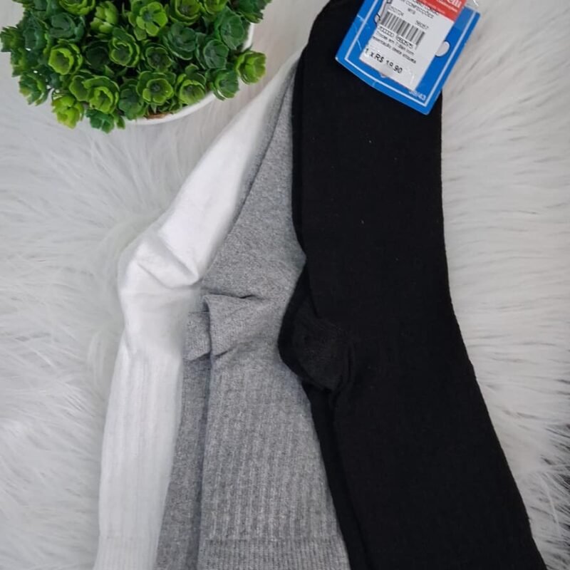 KIT MEIA CANO LONGO 56057