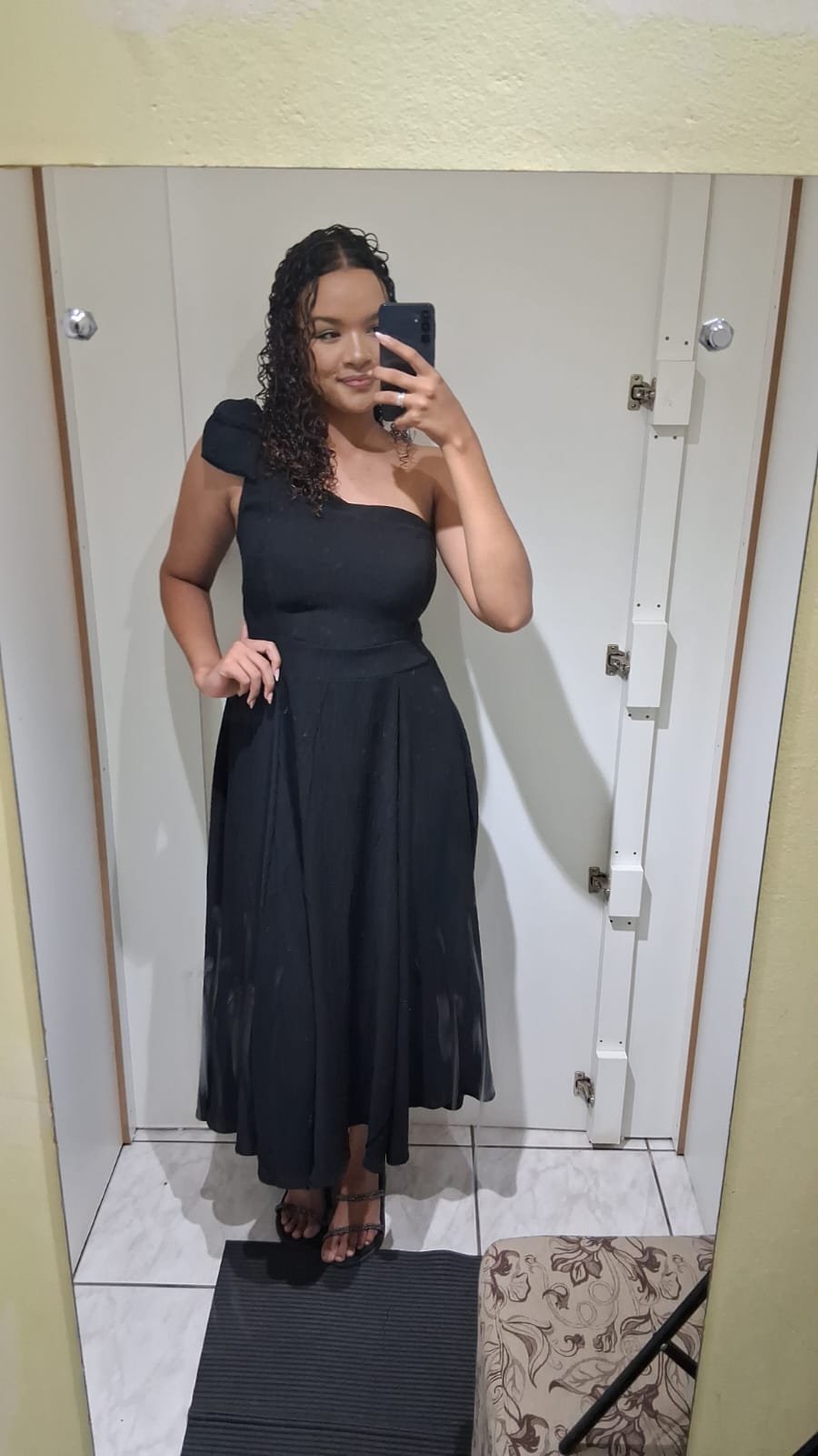 VESTIDO PRETO LONGO DIVERSAS MARCAS 56522