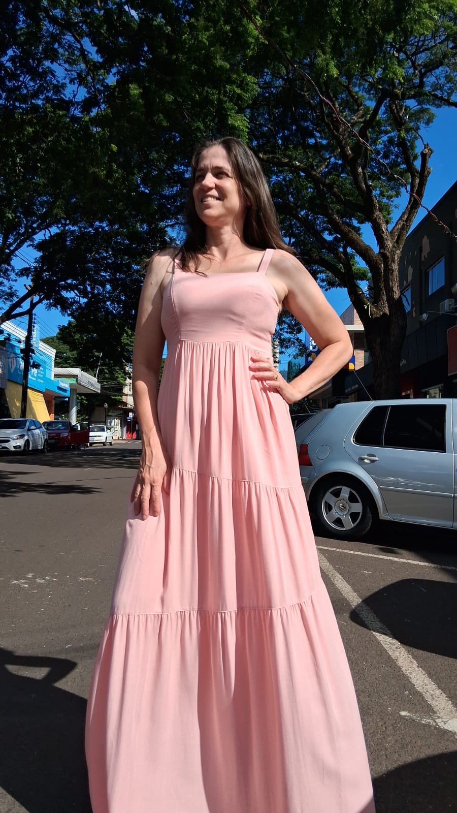 VESTIDO ROSA DE ALÇAS 57463 - Imagem 2